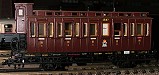 Preussischer Abteilwagen 3. Klasse mit Bremserhaus CPr91